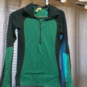 Teal/Turquoise coldwear under armor zip up